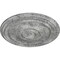 Ekena Millwork Reece Ceiling Medallion (Fits Canopies up to 6 3/4"), 21"OD x 1 1/4"P, Ultra Pure White Crackle CM21REUWC - alternate 2